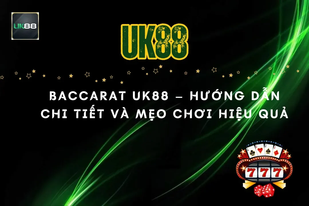 Baccarat UK88 – Hướng dẫn chi tiết và mẹo chơi hiệu quả