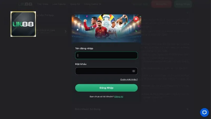 Đăng nhập UK88 hướng dẫn chi tiết cách đơn giản nhanh chóng 1 4 bước đăng nhập UK88 đơn giản nhất