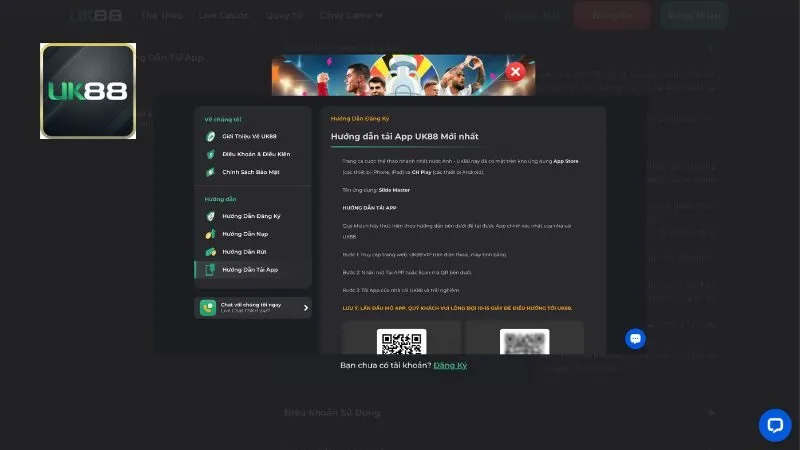 Hướng dẫn tải app UK88 chi tiết từ A-Z cho tân thủ 1 3 bước tải app UK88 trên thiết bị Android