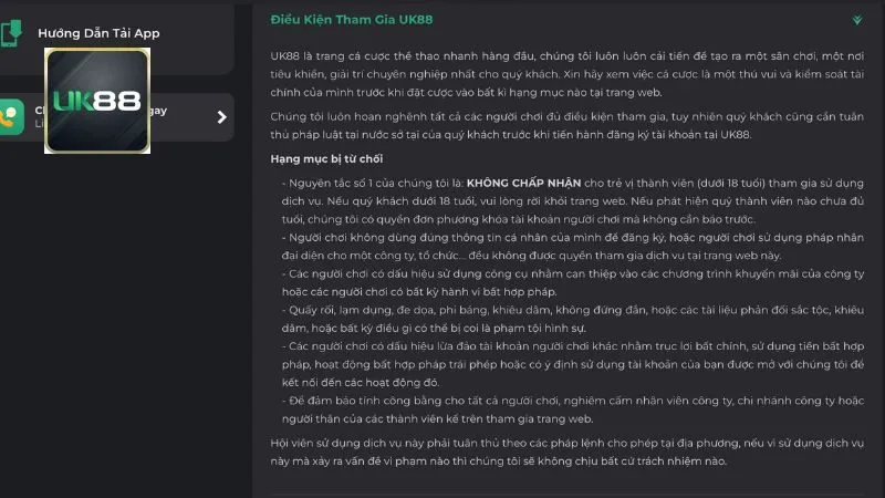 4 Lưu ý khi tạo tài khoản UK88