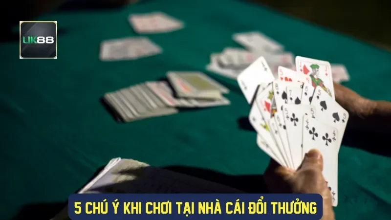 Liêng UK88: Cách Chơi Và Những Bí Quyết Giúp Bạn Thắng Lớn 4 5 chú ý khi chơi tại nhà cái đổi thưởng