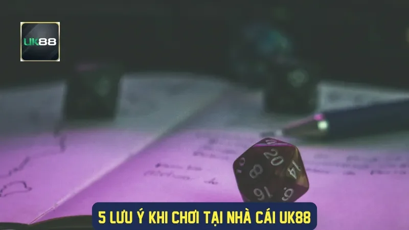 5 lưu ý khi chơi tại nhà cái UK88