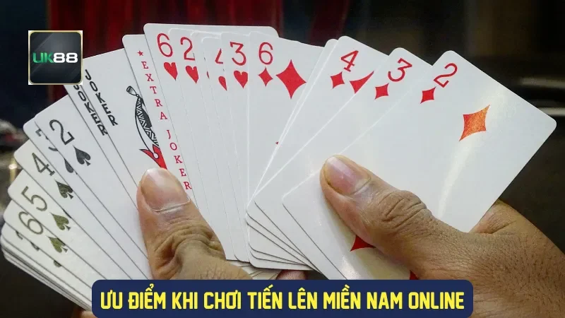 Ưu điểm khi chơi tiến lên miền nam online